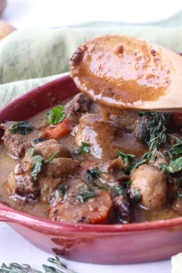 Mijoté boeuf champignons et carottes