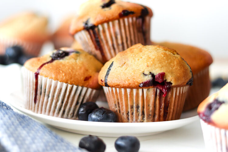 muffins amandes et bleuets